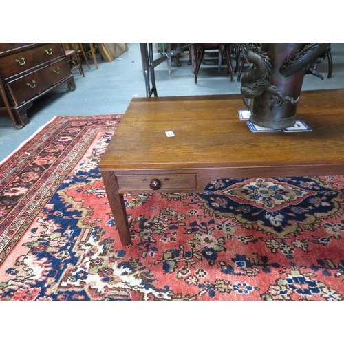 328 - Solid wood coffee table with drawers