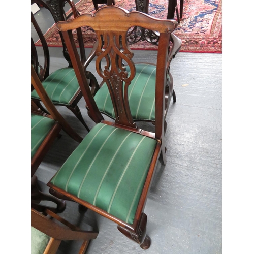 338 - Early Victorian chairs x4