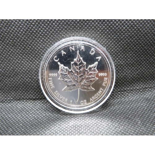 110 - 1997 Silver Maple Leaf Canada 5 dollar silver proof