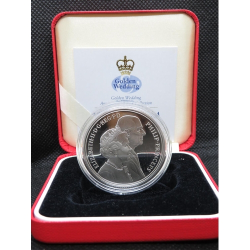 116 - 1997 50th Anniversary £5 coin silver proof