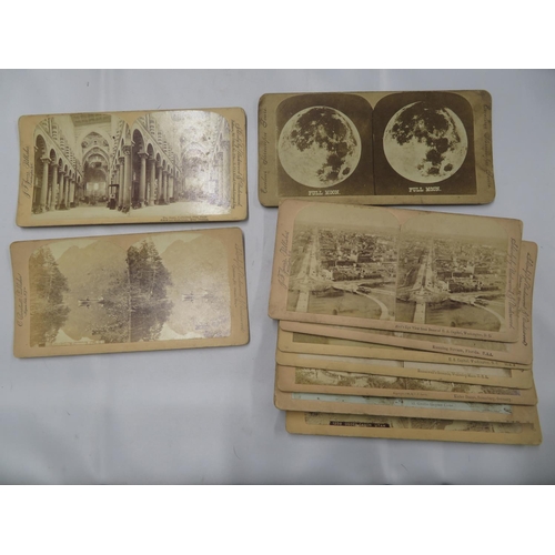 297 - Selection of Stereoscope viewing cards 10 in total