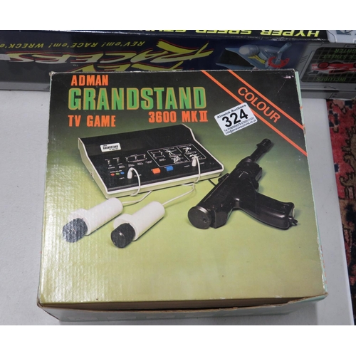 324 - Adman Grandstand TV game 3600 MkII colour boxed