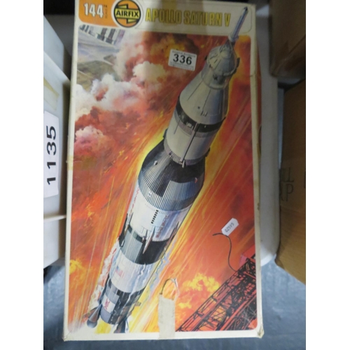 336 - Air Fix Apollo Saturn 5 1/144 scale model kit sealed bag in box