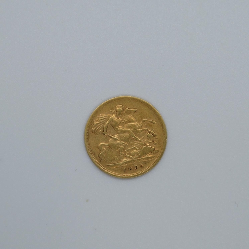 201 - 1895 half sovereign