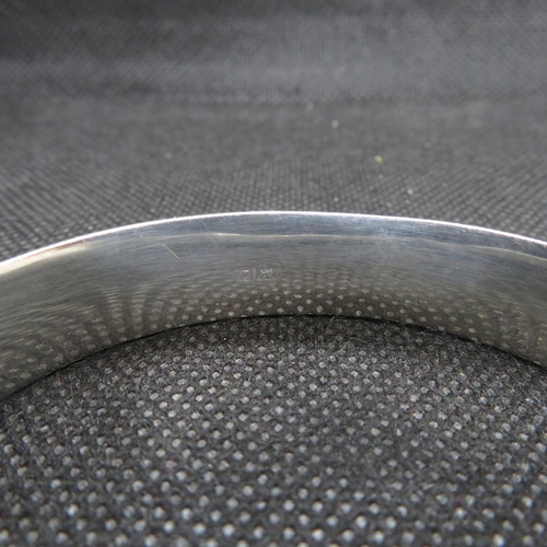 32 - Vintage silver bangle HM Birmingham 1974 17.7g