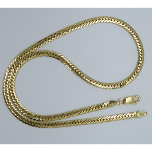 135 - 7.2g 18ct necklace 16