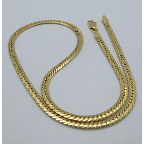 135 - 7.2g 18ct necklace 16