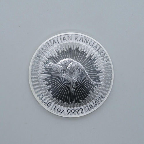 139 - 2020 1oz 9999 pure silver Australian Kangaroo coin