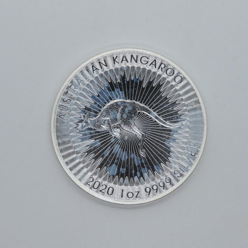 141 - 2020 1oz 9999 pure silver Australian Kangaroo coin