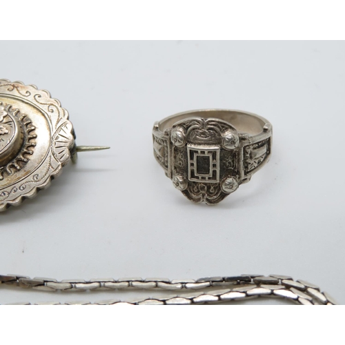 149 - Bag of silver jewellery