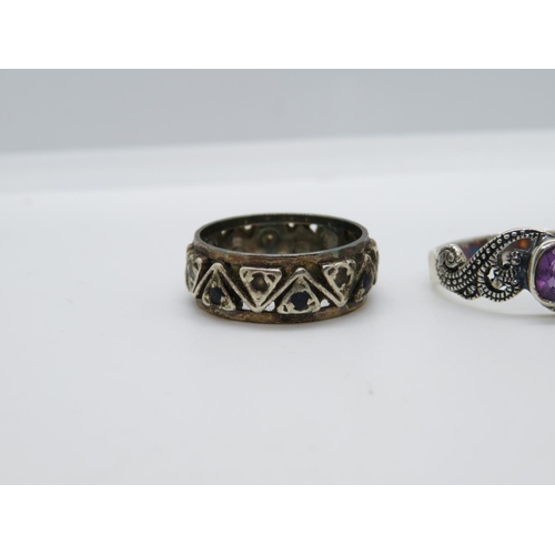 159 - 2x silver rings