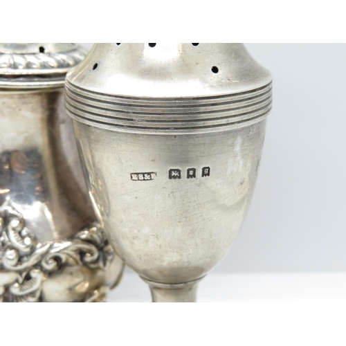 173 - Collection of pepperettes HM silver 154g