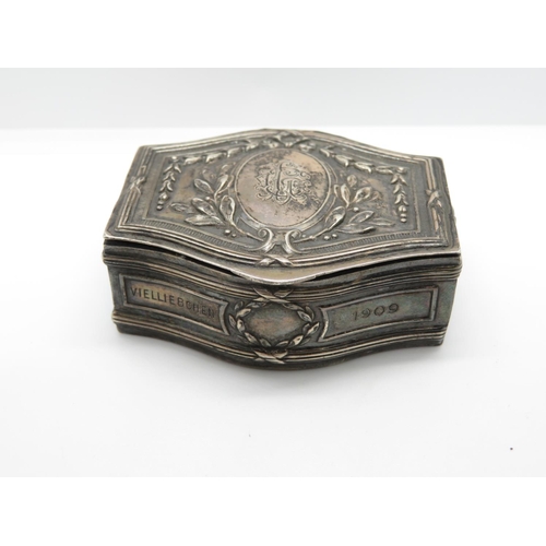 177 - Old patch box HM silver