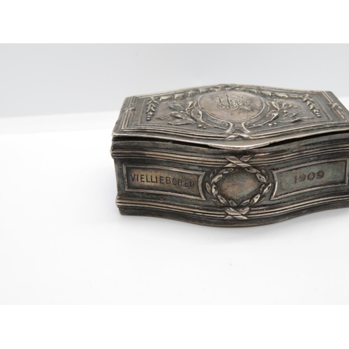 177 - Old patch box HM silver