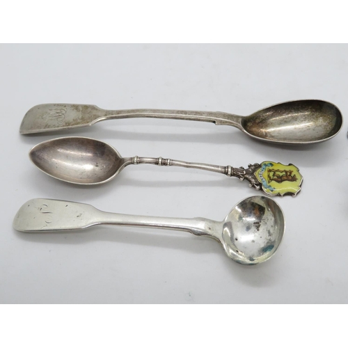 196 - Collection of HM silver spoons 69g