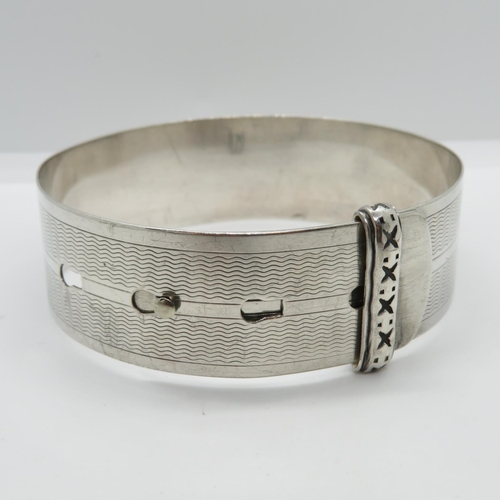 3 - vintage silver expanding bangle Sterling Silver 1960 22.6g