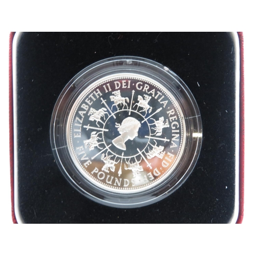 109 - UK 40th Anniversary silver proof coin