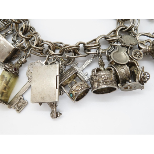 25 - Massive charm bracelet 94g