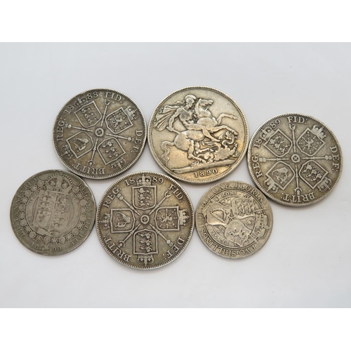 35 - English silver coins 120g