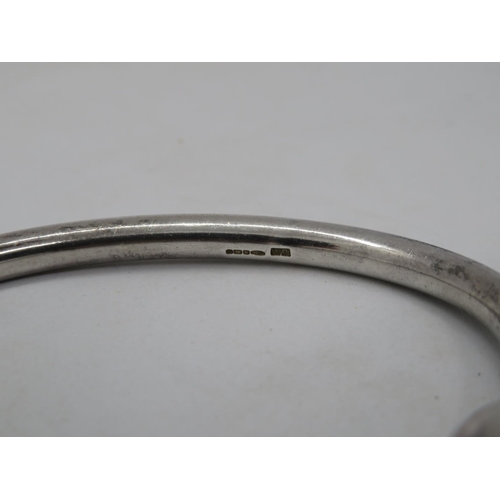 49 - Silver Torc bangle Sheffield 1999