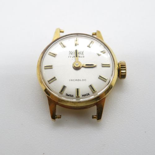 180 - 18ct gold ladies watch 5.3g