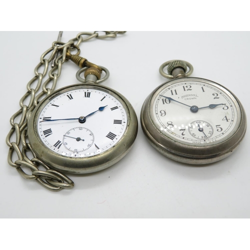 185 - Pair of pocket watches - need attention