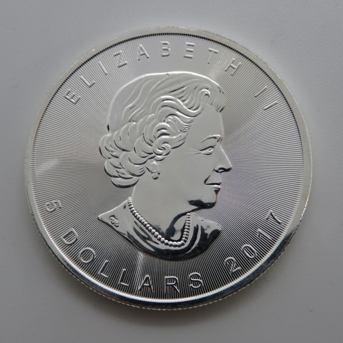 212 - Canada fine silver 1oz coin $5