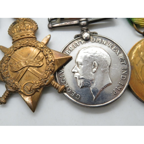 218 - Set of 4x medals on bar to Lft. TA Benskin RN HMS Pelorus