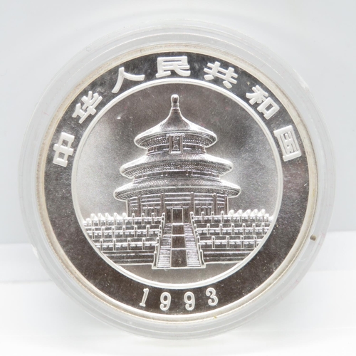 257 - Chinese 999 1oz 1993 coin