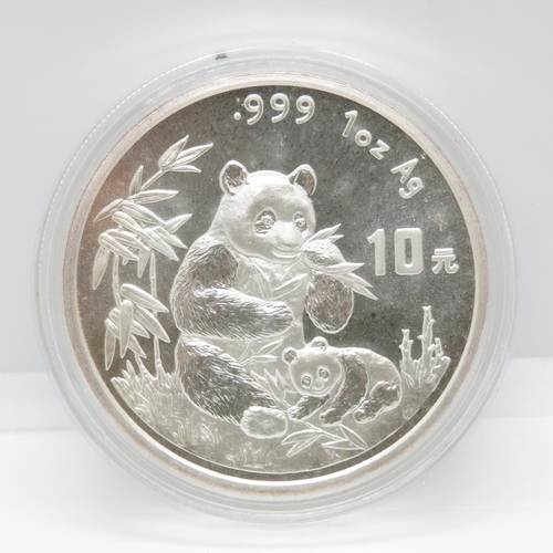 260 - Chinese 1oz 999 1996 coin