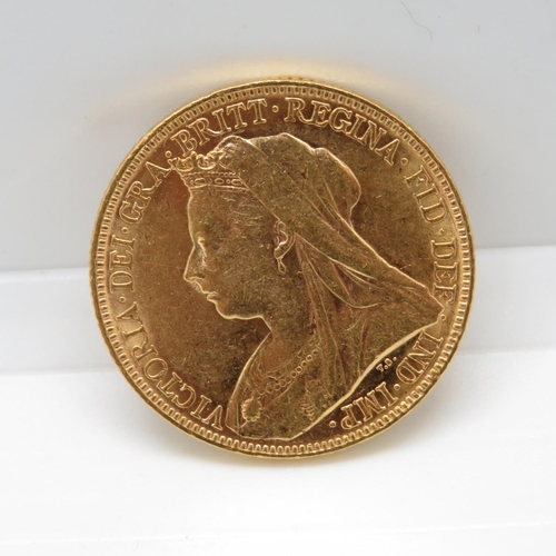 263 - 1898 VF condition full sovereign