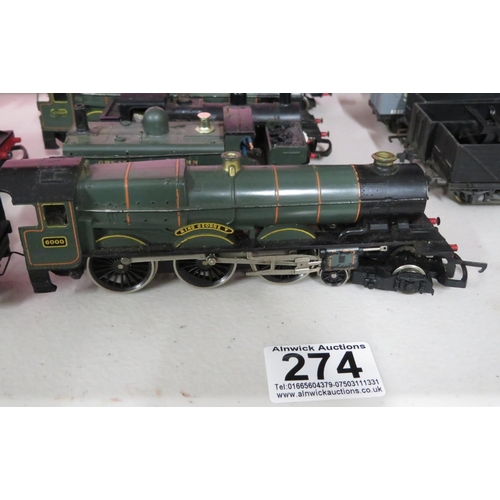 274 - Railway engine GW 6000 King George with tender