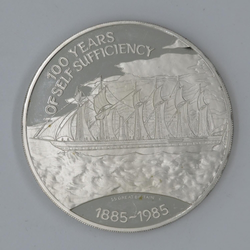 301 - Silver Falkland Islands £25.00 coin 150g