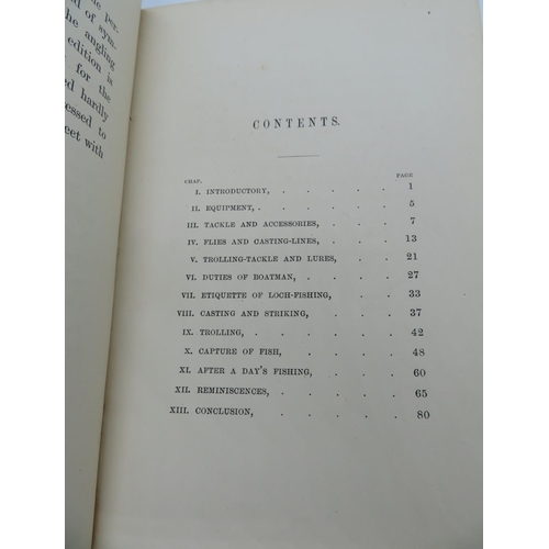 323 - Book of Scotch Loch Fishing 1882 1st edition