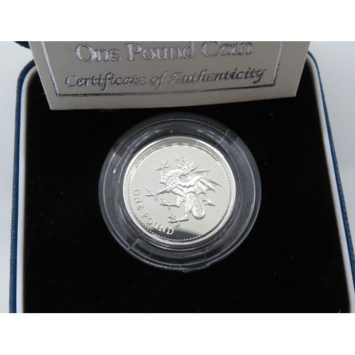 384 - 2000 UK silver proof coin