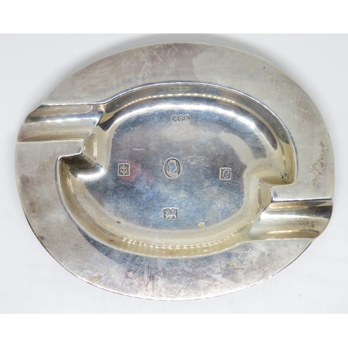 5 - Nicely HM silver ashtray 70g