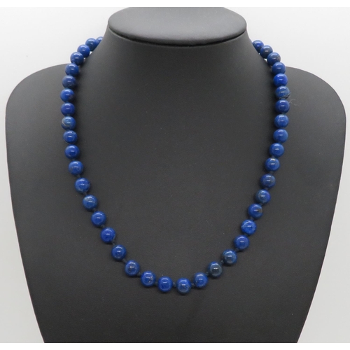 78 - Large lapis lazuli necklace 19