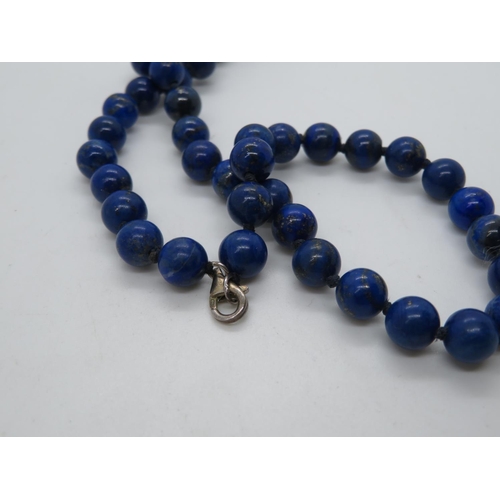 78 - Large lapis lazuli necklace 19