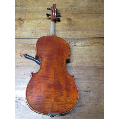 284 - Vintage violin in case with bow
36cm by 21cm