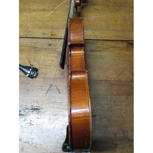 284 - Vintage violin in case with bow
36cm by 21cm