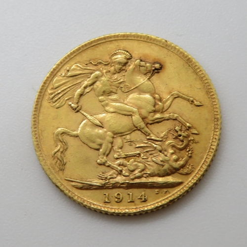 2 - 1914 full sovereign