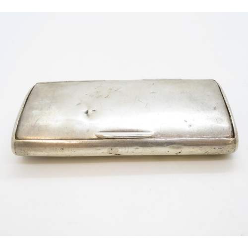 117 - Silver early HM snuff box 67g