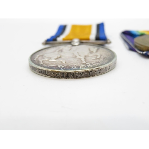 166 - Pair of WWI medals PTE. A. WINTER Queens Regiment