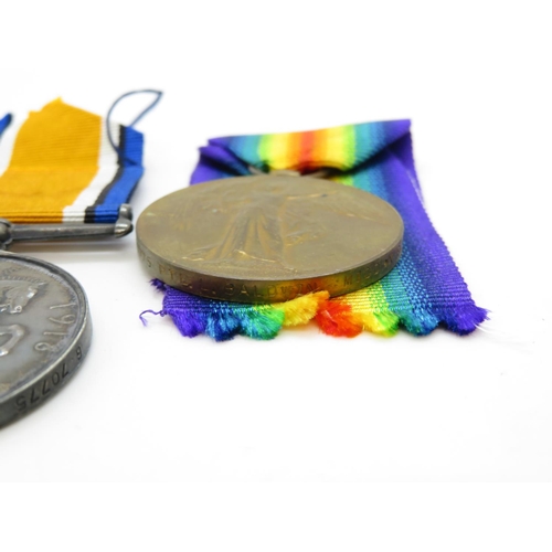 167 - Pair of WWI medals PTE. L. BALDWIN Middlesex Regiment