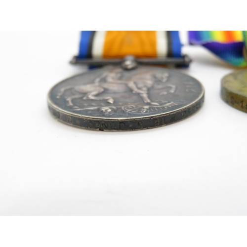 183 - Pair of WWI medals PTE. W. JONES Middlesex Regiment