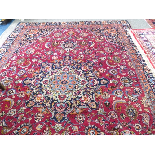 219 - Persian hand knotted wool rug naturally dyed 105