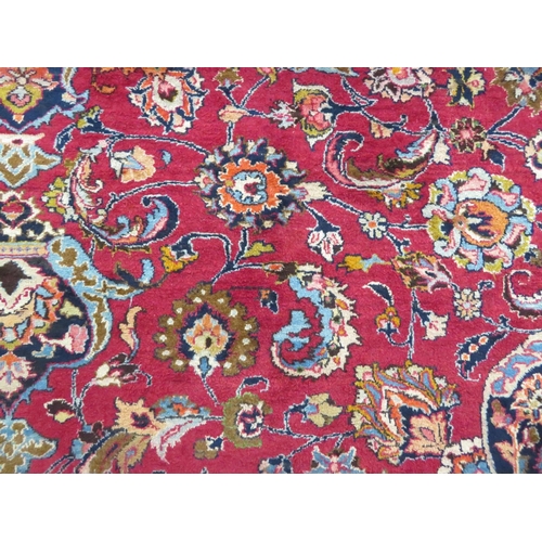 219 - Persian hand knotted wool rug naturally dyed 105