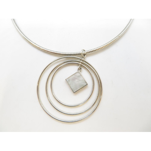 40 - 27g silver necklace and pendant