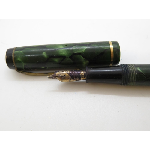 69 - Early Conway Stewart pen - damaged gold nib