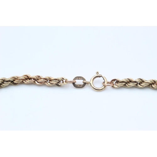 144 - 9ct gold two-tone prince of Wales bracelet